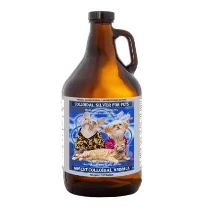 Argent Colloïdal 10 ppm ½ gallon pour animaux