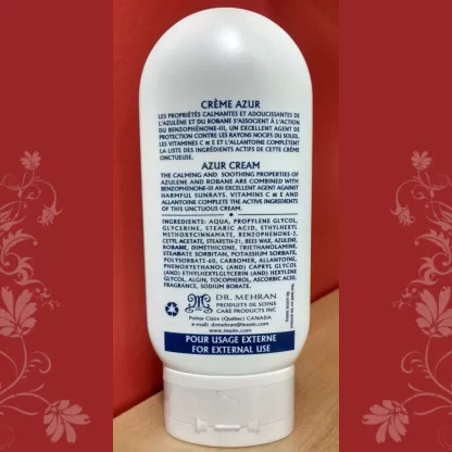 Crème SPF30 faciale et corporelle AZUR peau sensible, délicate, très sèche ou couperosée