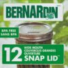 12 Disques d’étanchéité grandes ouverture Snap Lid™ de 86mm pour pots Mason