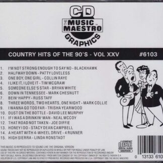 Country Hits of the 90’s - Volume XXV