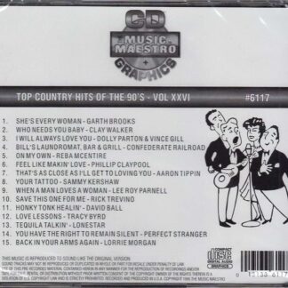 Top Country Hits of the 90’s - Volume XXVI