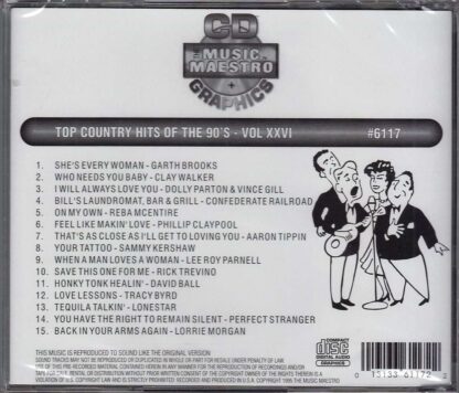 Top Country Hits of the 90’s - Volume XXVI