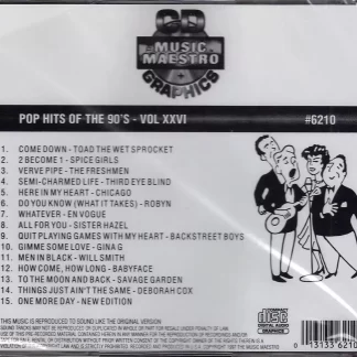Pop Hits of the 90’s - Volume XXVI