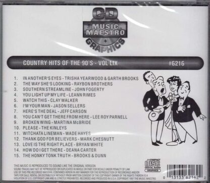 Country Hits of the 90’s - Volume LIX