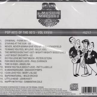 Pop Hits of the 90’s - Volume XXVIII