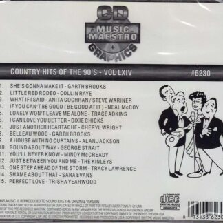 Country Hits of the 90’s - Volume LXIV