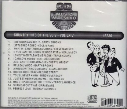 Country Hits of the 90’s - Volume LXIV