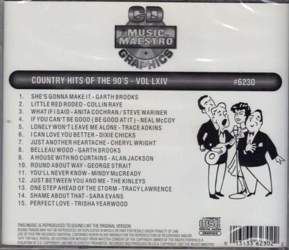 Country Hits of the 90’s - Volume LXIV