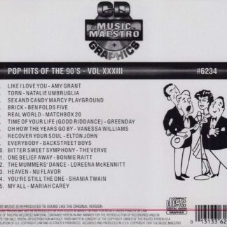 Pop Hits of the 90’s - Volume XXXIII