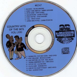 Country Hits of the 90’s - Volume LXXI