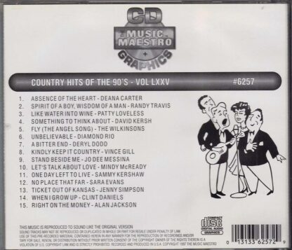 Country Hits of the 90’s - Volume LXXV