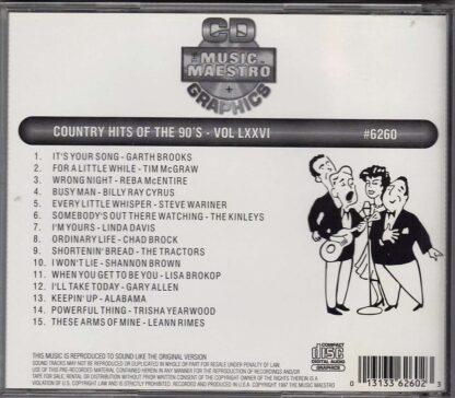 Country Hits of the 90’s - Volume LXXVI