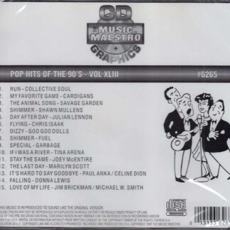 Pop Hits of the 90’s - Volume XLIII