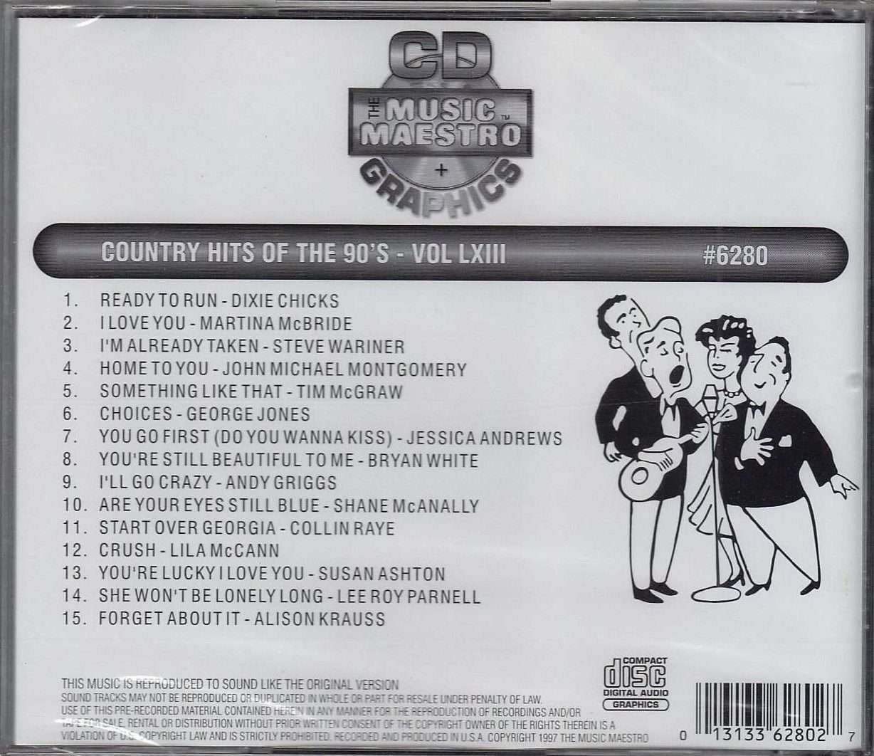 Country Hits of the 90’s - Volume LXIII