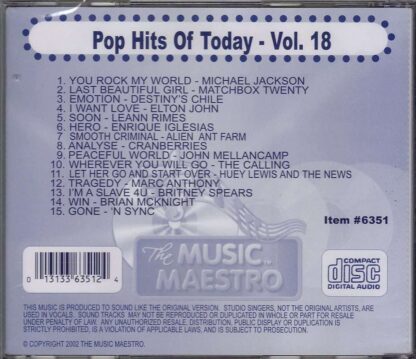 Pop Hits of Today - Volume 18