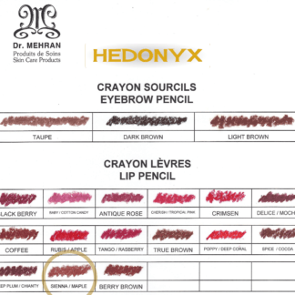Contour à lèvres érable sienne “SIENNA / MAPLE”
