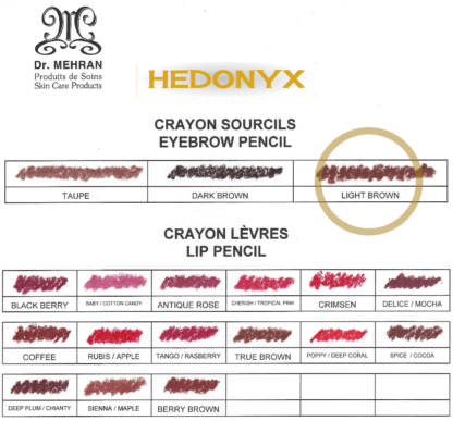 Crayon à sourcils brun léger “LIGHT BROWN”