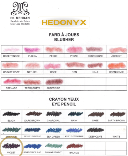 Contour yeux violet K-6