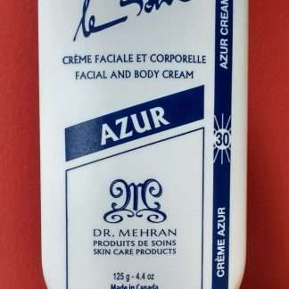 Crème SPF30 faciale et corporelle AZUR peau sensible, délicate, très sèche ou couperosée