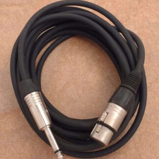 Fil audio XLR femelle - ¼ male 4,5 mètres