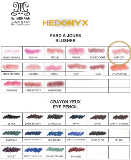 Fard à joues abricot