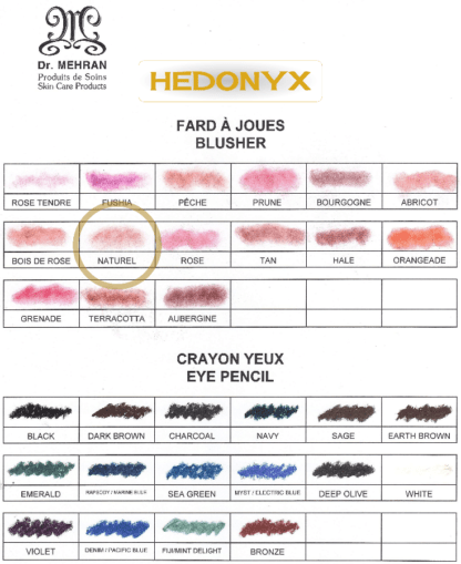 Fard à joues naturel