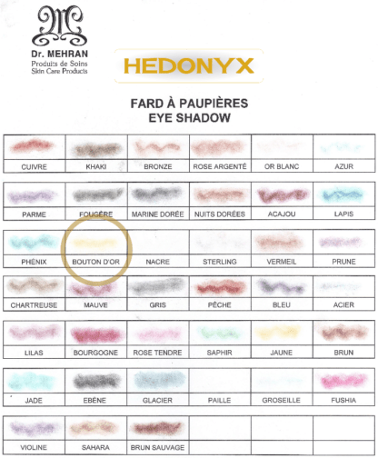 Fard à paupières Bouton d’or