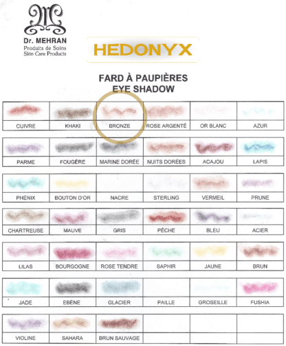 Fard à paupières Bronze