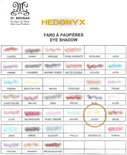 Fard à paupières Jaune <span class="nowrap">• Dr. Mehran®</span>