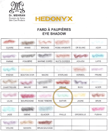 Fard à paupières Saphir <span class="nowrap">• Dr. Mehran®</span>
