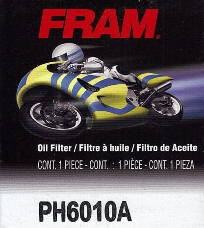 Fram PH6010A Filtre à huile de motocyclette