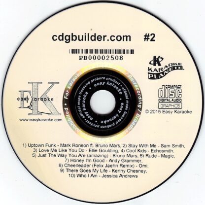 Karaoké Planète PB2508 - CD+G Proburn