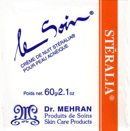 Crème hydratante désinfectante révolutionnaire Stéralia® peau acnéique