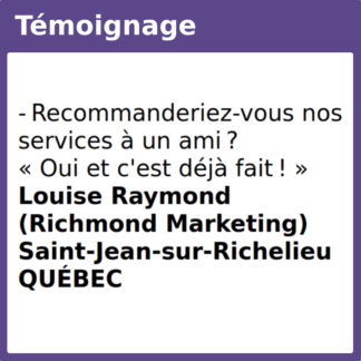 Témoignage ami fait marketing