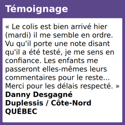 Témoignage respecté confiance