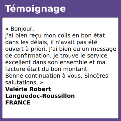Témoignage confirmation continuation