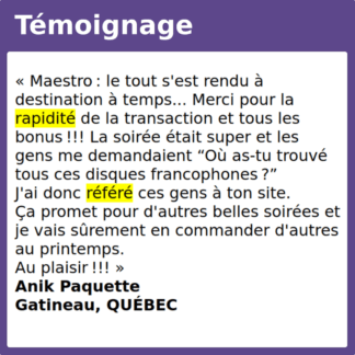 Témoignage destination transaction bonus