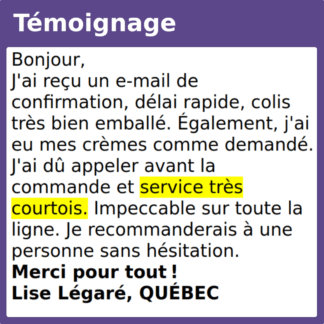 Témoignage impeccable courtois