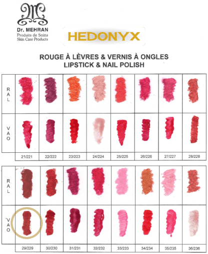 Vernis à ongles n° 29 Brique