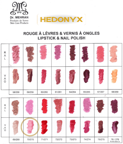 Vernis à ongles n° 70 Perle Rose