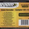 Zoom Karaoke ZMDEM1 - FREE Sampler CD+G