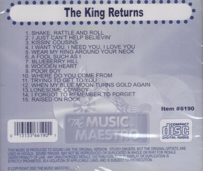 Music Maestro CG6190 - Elvis - The King Returns