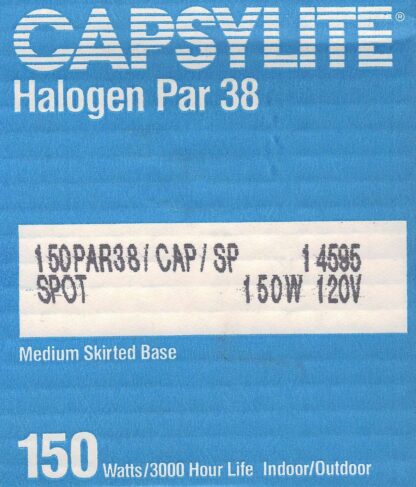 Capsylite Halogen Par 38