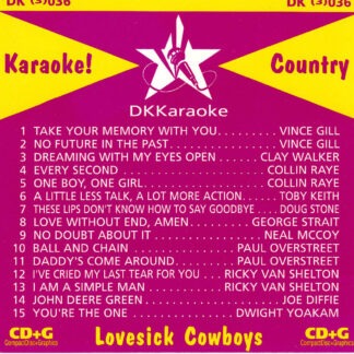 DKKaraoke DKG 3036 Country