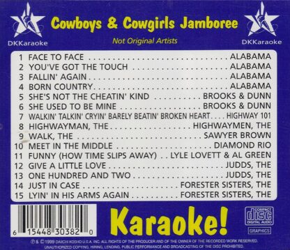 DKKaraoke DKG3038 - Country Volume 3 - Cowboys and Cowgirls Jamboree
