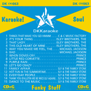DKKaraoke DKG 3063 Soul