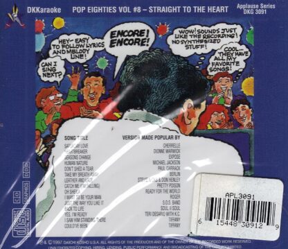 DKKaraoke - Pop 80’s 8 - Straight To the Heart