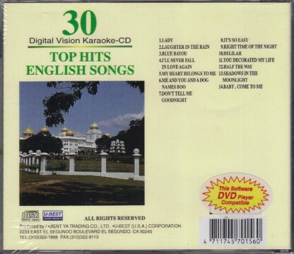 U-Best JDVN030 - Top Hits English Songs Volume 30