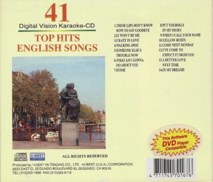 U-Best JDVN041 - Top Hits English Songs Volume 41