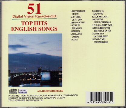 U-Best JDVN051 - Top Hits English Songs Volume 51